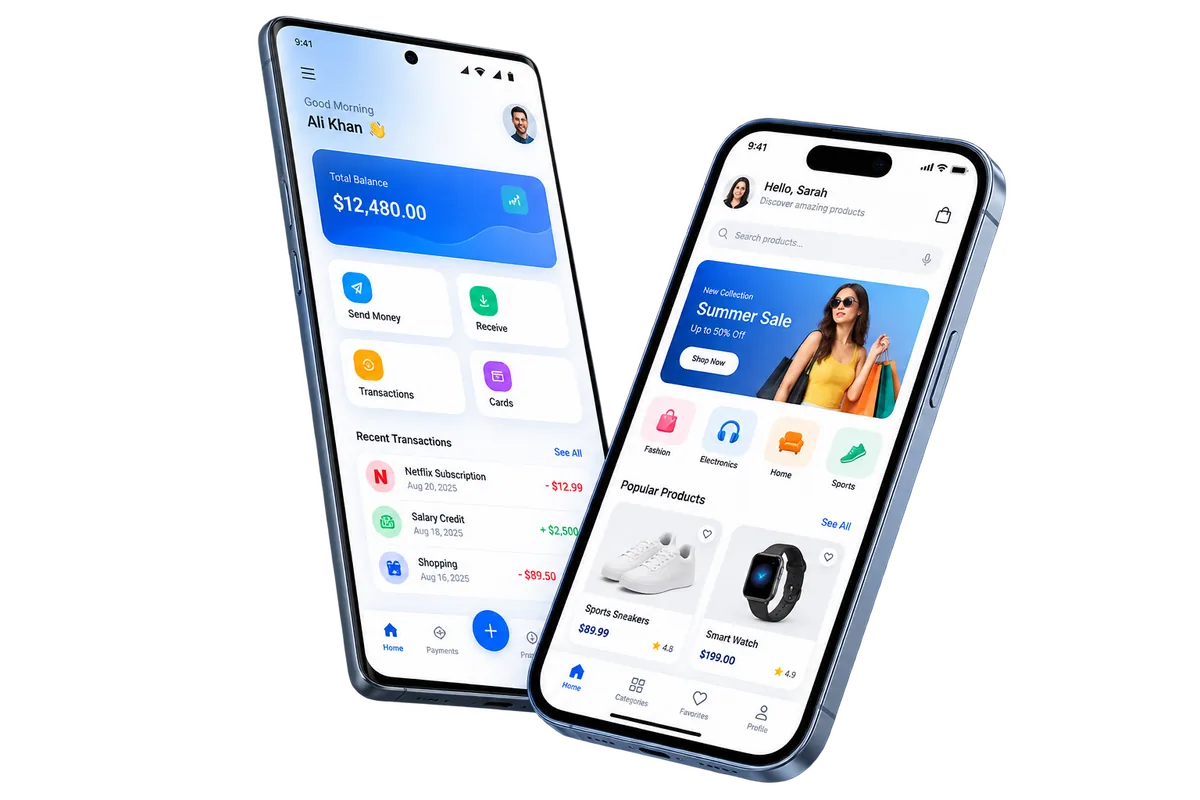 Native Android and iOS app development