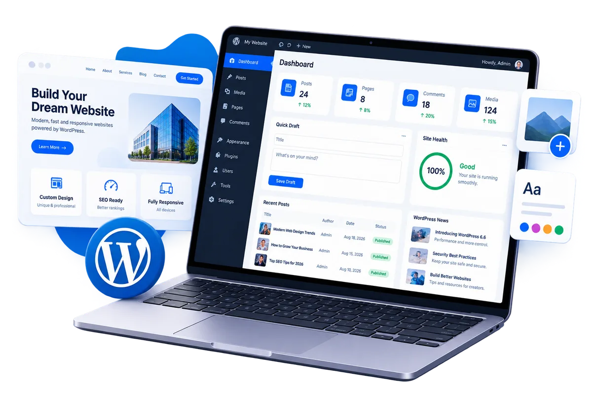 WordPress CMS website development